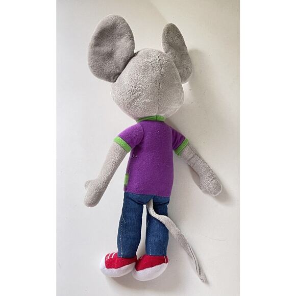 Chuck-E-Cheese Mouse Plush 12” Pizza Stuffed Animal Toy 2017 Plush Doll - Picture 3 of 3